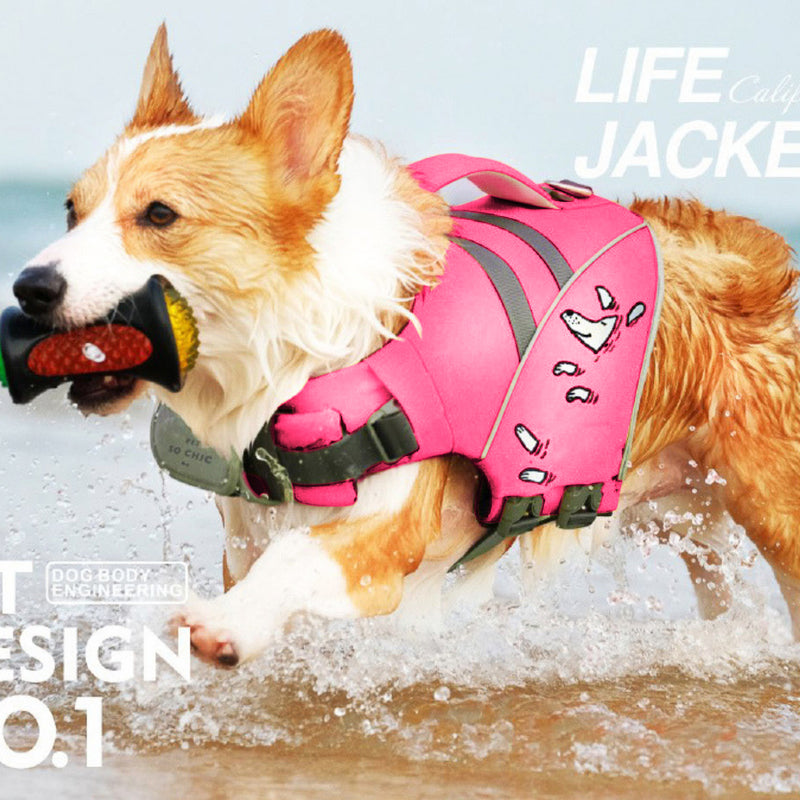 Gilet de sauvetage pour chiens "Lifeguard" - Pink-Petsochic