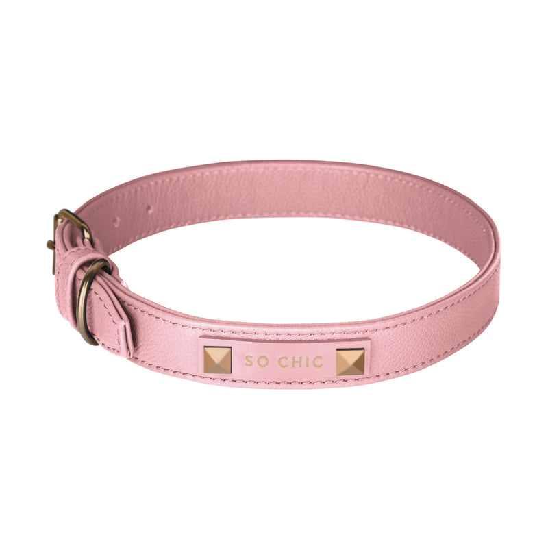 Dog collar - Powder Pink 💗 – Petsochic
